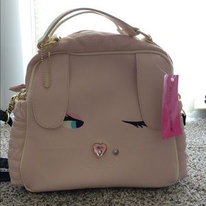 Betsey Johnson Pink Bunny Lunch Tote